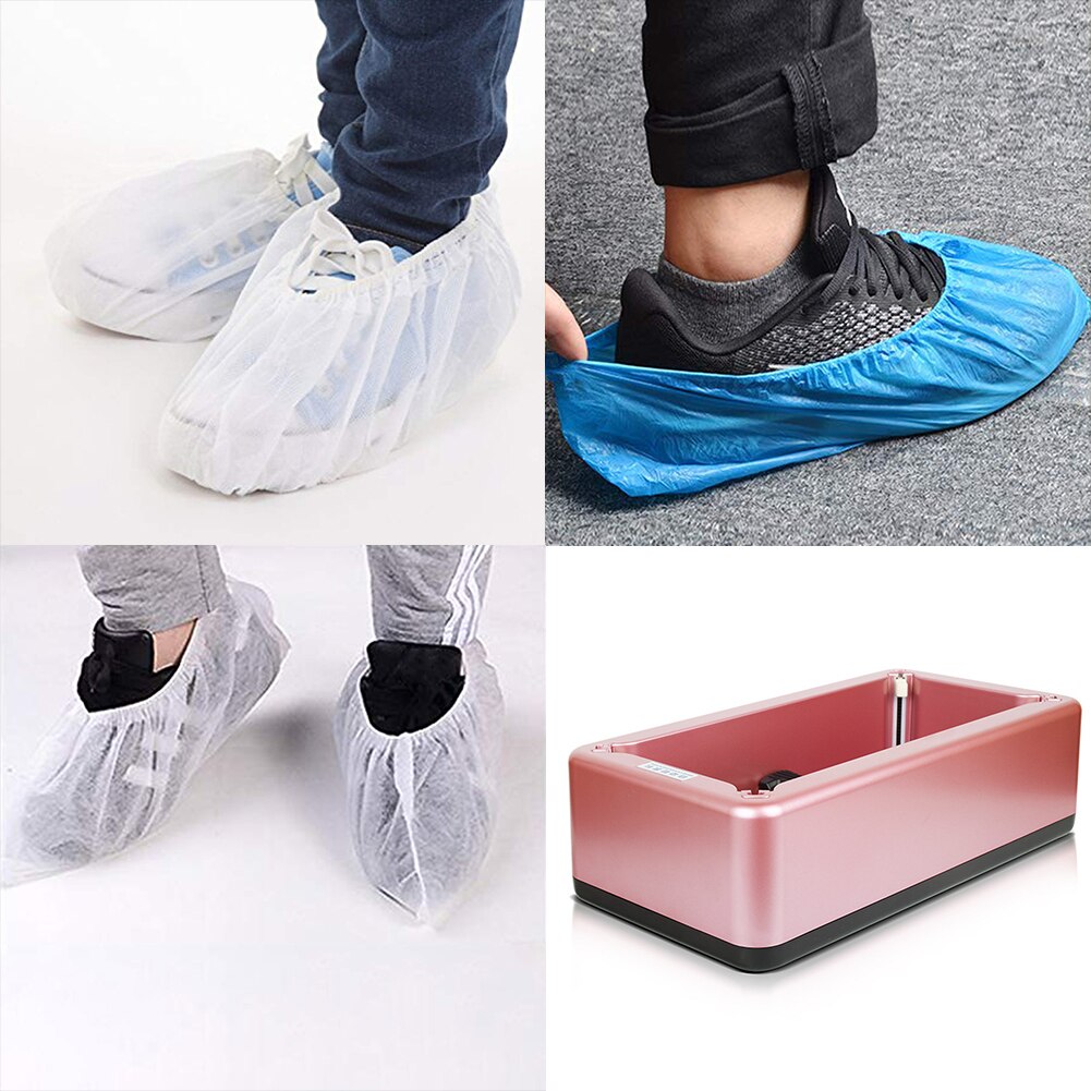 Automatic Shoe Cover Dispenser Smart Household Stepping Disposable Foot Cover Machine Shoe Film Device With Shoe Cover
