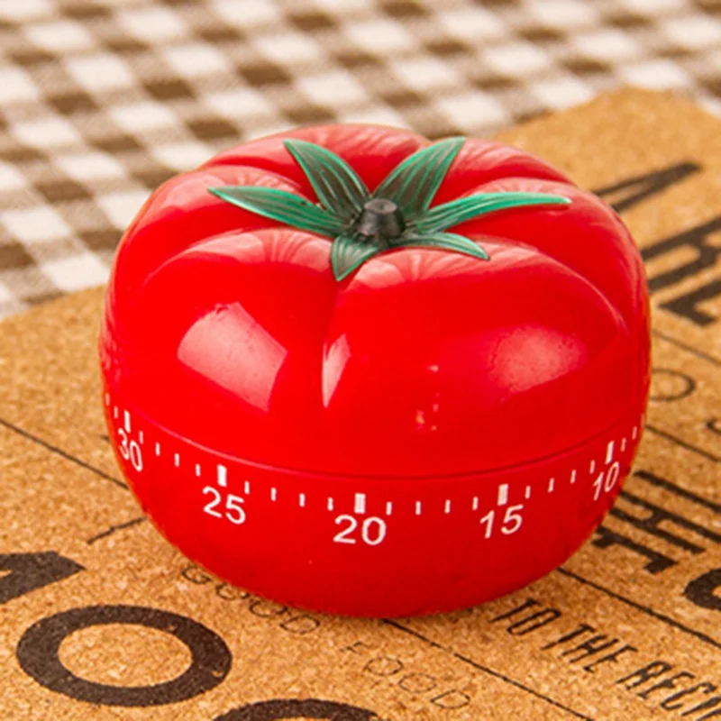 Temporizador de cocina duradero, cronómetro de 1 a 60 minutos con forma de tomate, cuenta atrás, recordatorio, despertador, accesorios de cocina, novedad