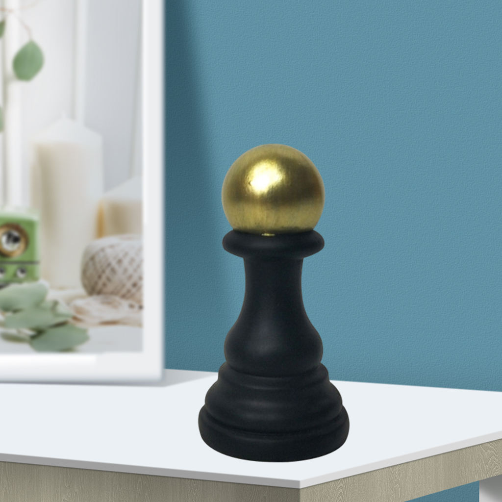 Chess Pieces Board Games Sculpture Decorative Ornament Statue Office Decor: Soldier