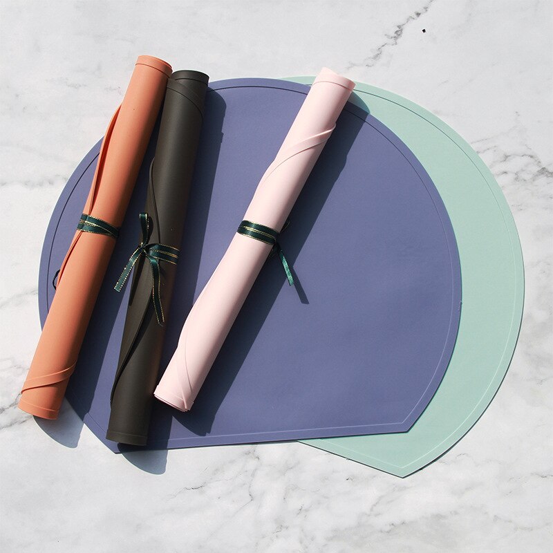 Hittebestendig Ins Wwind Siliconen Placemat Morandi Nordic Stijl Tafel Mat Restaurant Familie Tafel Mat