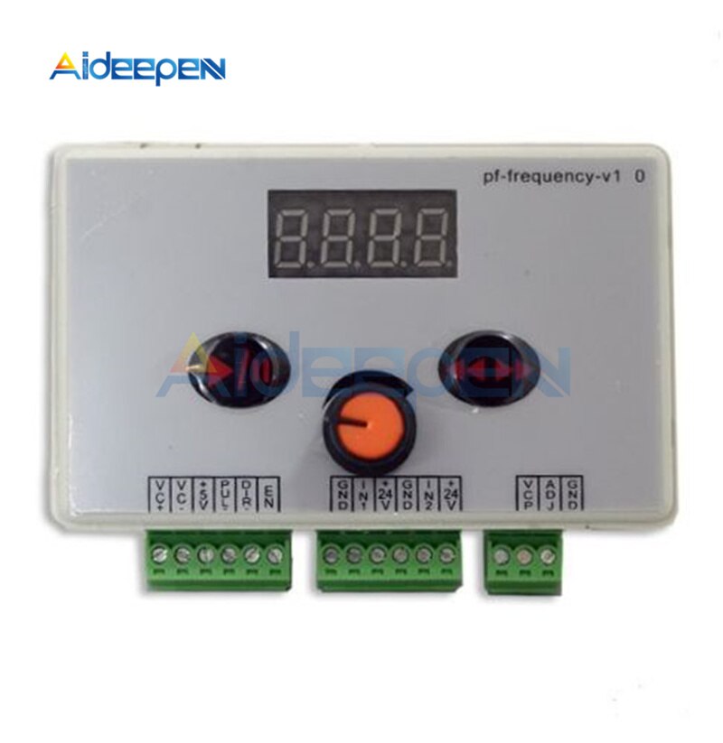 DC 7.5V-24V Reversible Stepper Motor Speed Controller Stepping Motor Speed Governer Governor Pulse Signal Controller LED Display