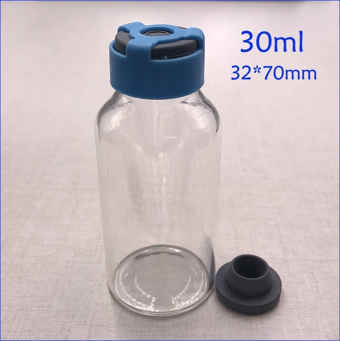 Transparent Essential Oil Bottle Thin Glass Small transparent Perfume Oil Vials Sample Test Bottle lab Sample Bottle with cover
