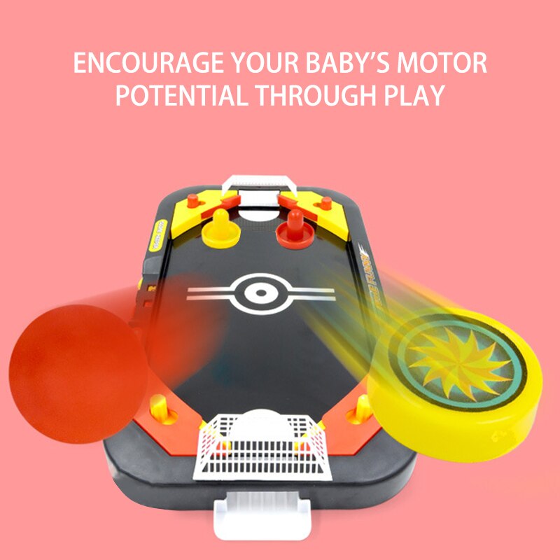 2 in 1 mini aria hockey Gioco Da Tavolo Scrivania Battaglia hockey Su Ghiaccio impostato di Giochi Del Capretto Educativo Interattivo Giocattolo per I Bambini casa Gioco Da Tavolo
