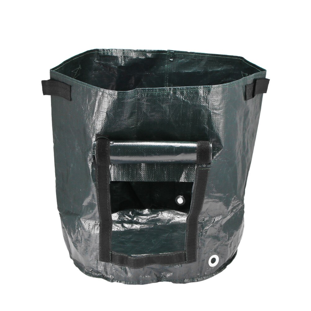 Bolsa de siembra de patatas, saco patatas de siembra de PE con agujero de drenaje, cultivo de maceta para verduras, Kit de jardín para el hogar: Verde