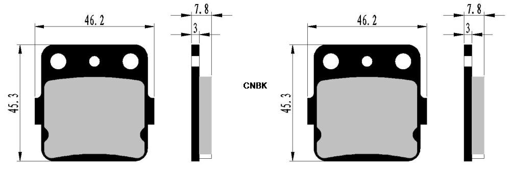 Disc Brake Pads Set fit for SUZUKI Dirt RM500 RM 500 H 1987 &up Front Rear