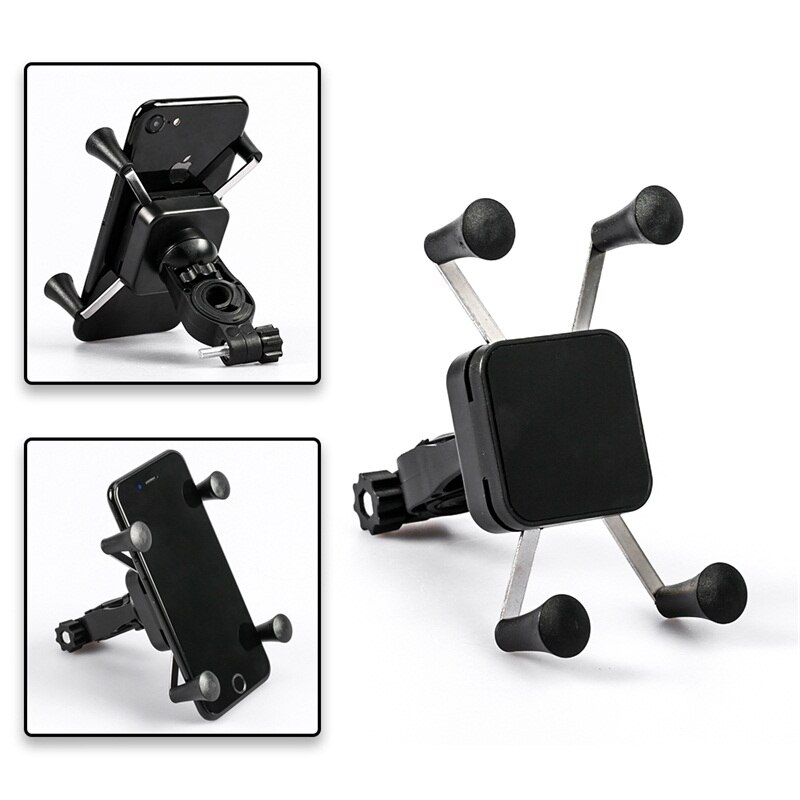 1pc Motorbike Mount Universal Bracket Rear View Mirror Stand for Cellphones Motorcycle Phone Holder