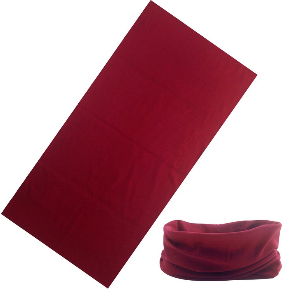 Vertvie dames heren buitensport bandana sjaal hoofddeksel effen kleur gezichtsmasker paardrijden fietsen hoofddoek buis polsband: Kleur 3