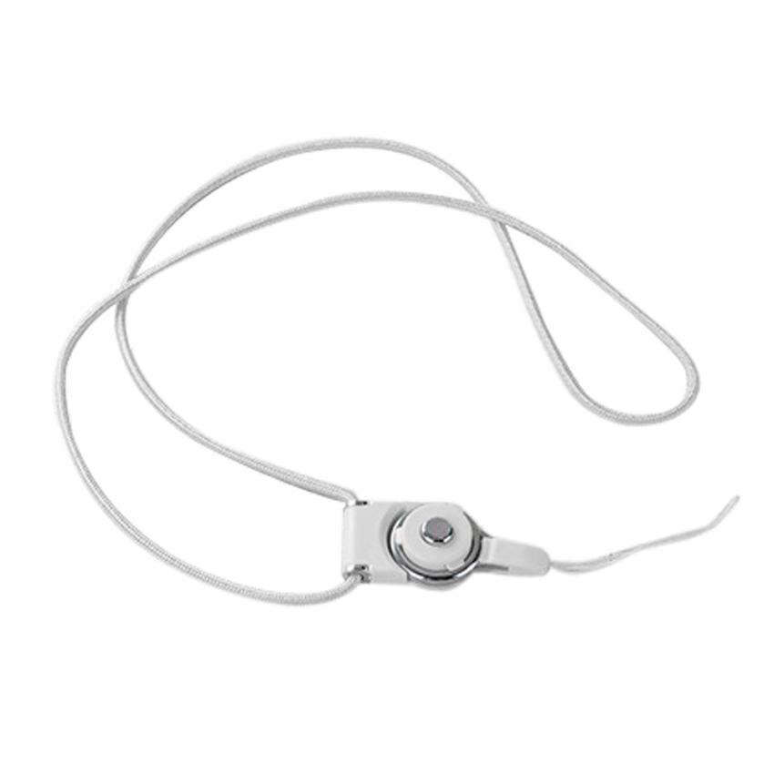 Multifunctionele universele Mobiele Telefoon Riemen Touw voor Samsung Xiaomi Huawei Iphone Oppo Lanyard Neck Strap Telefoon Decoratie: silver