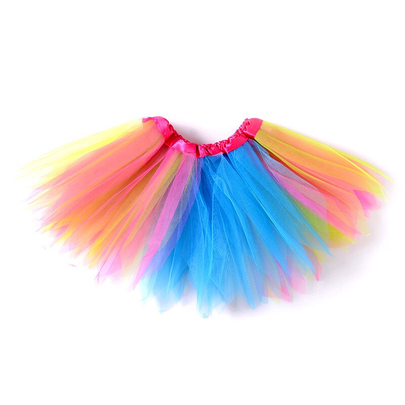 Baby Zomer Kleding Kinderen Tutu Rok Kindje Prinses Dressup Party Meisjes Kostuum Ballet Dans Slijtage Kleurrijke Chiffon Rok: b