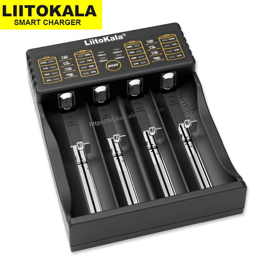 Genuine Liitokala Lii-500 18650 battery charger Lii-402 lii-202 lii-100 lii-S1 18650 Charger For 26650 21700 AA AAA batteries