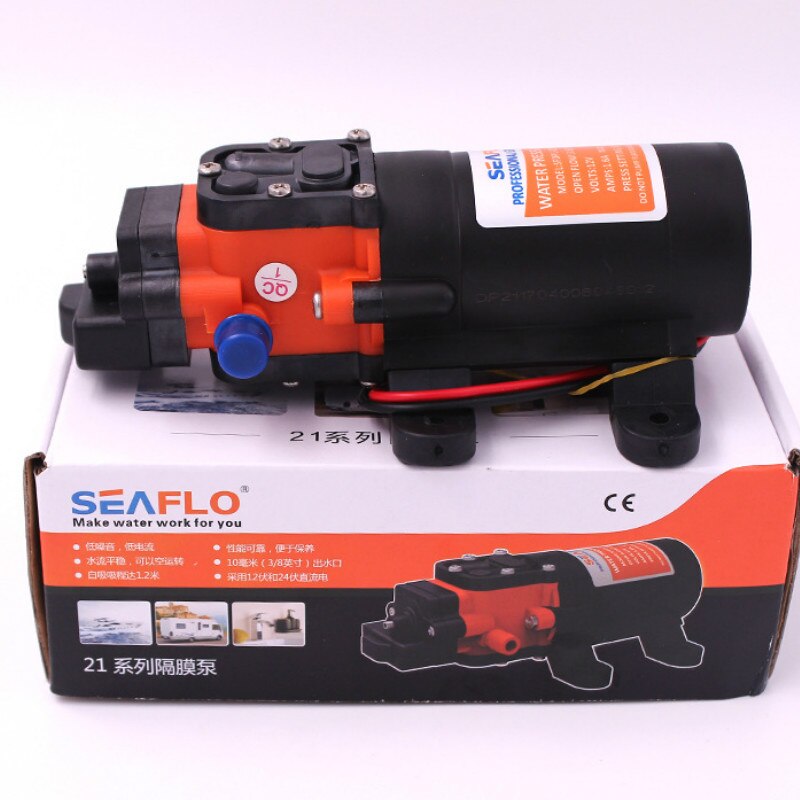 12V/24V motorhome pump diaphragm pump DC water pump marine vehicle battery self-priming pump automatic pump yacht pump LX122901