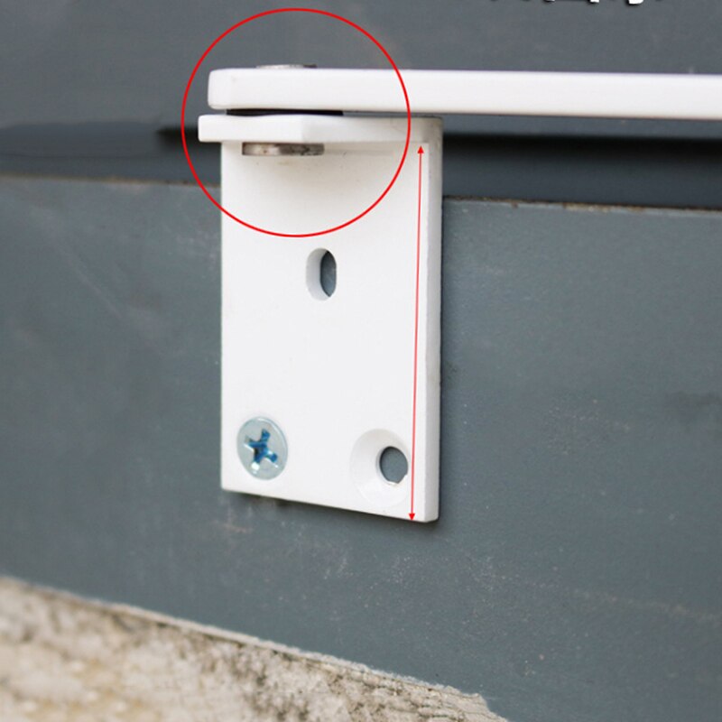 Support de fenêtre en PVC en acier en plastique résistant