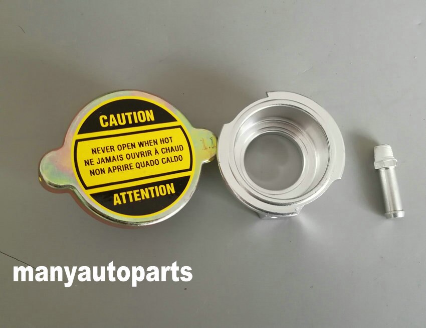 Weld On Radiator Filler Neck Billet Aluminum & 1 Free Radiator 1.1pa Cap