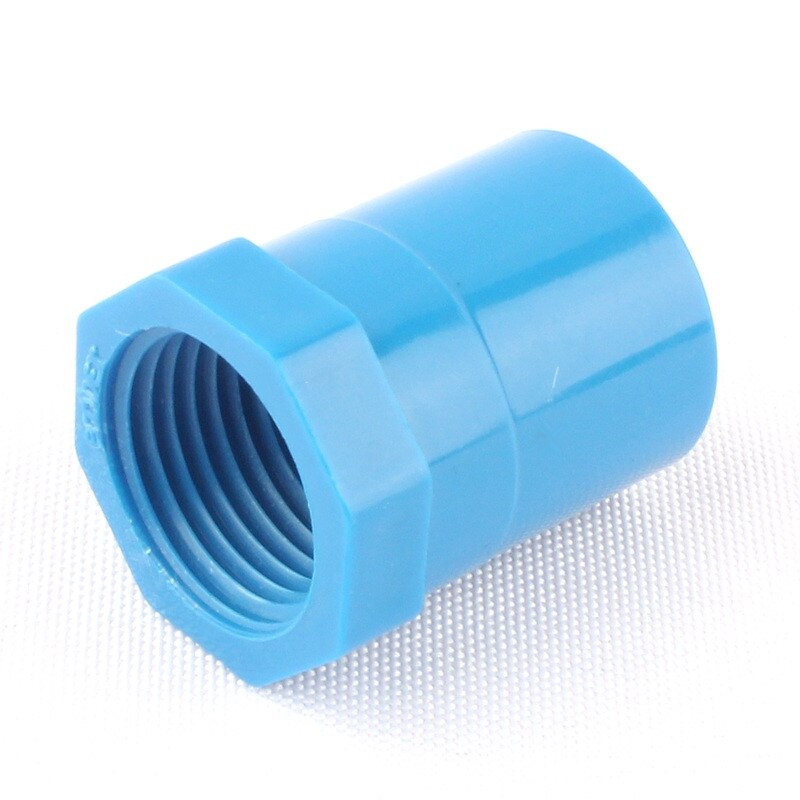 Inner Dia. 20mm Male/Female Straight Pipe Connectors Blue Female 1/2" to 20mm Tee Garden Irrigation Water Hose Tube Adapter