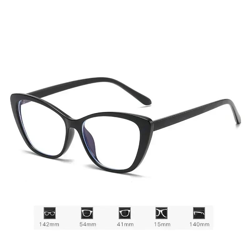 Katze Auge Presbyopie-Brille für Damen und Herren, ultraleichte Fernsichtbrille, modische verschreibungspflichtige Lesebrille, Dioptrien 1,0 bis +4