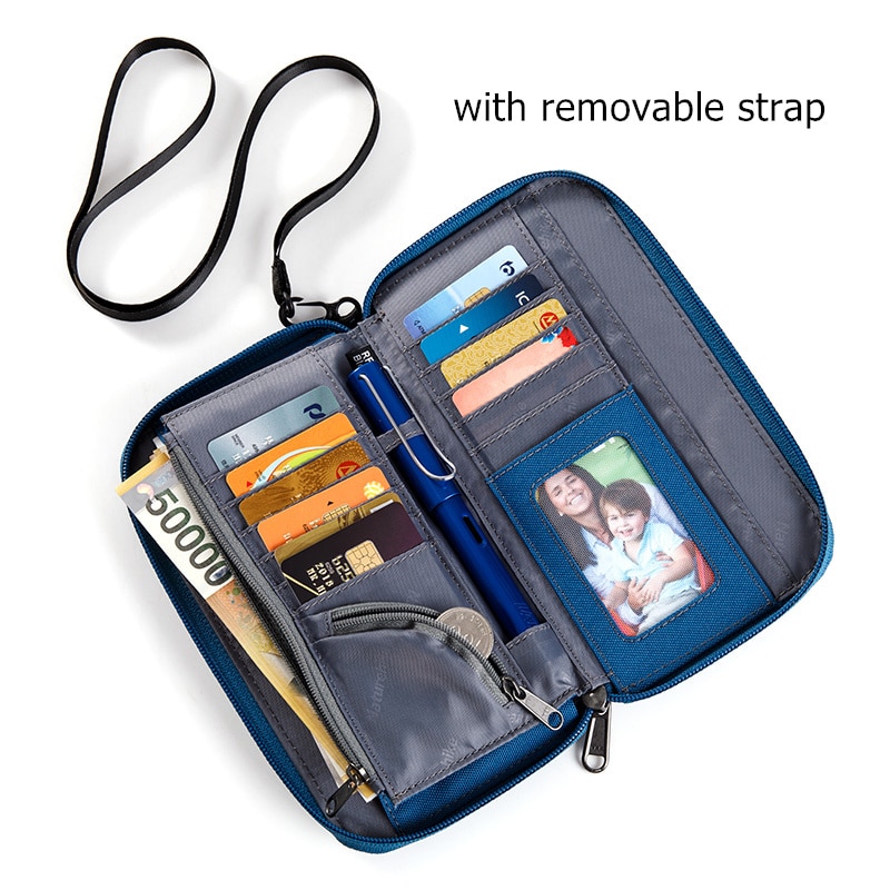 Naturehike Rfid Paspoort Reizen Portemonnee Rfid Paspoort Portemonnee Waterdichte Passport Case Paspoort Organizer Met Rits