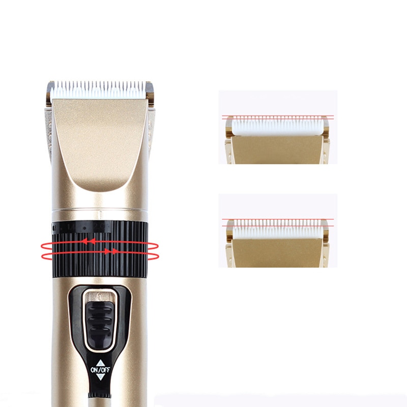 Electric Hair Clipper Electric Trimmer With LED Screen Rechargeable Men Strong Power Steel Cutter Head