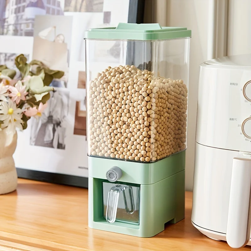 Kitchen storage tank storage container with lid multifunctional leak proof and moisture-proof food press sealed rice bucket can
