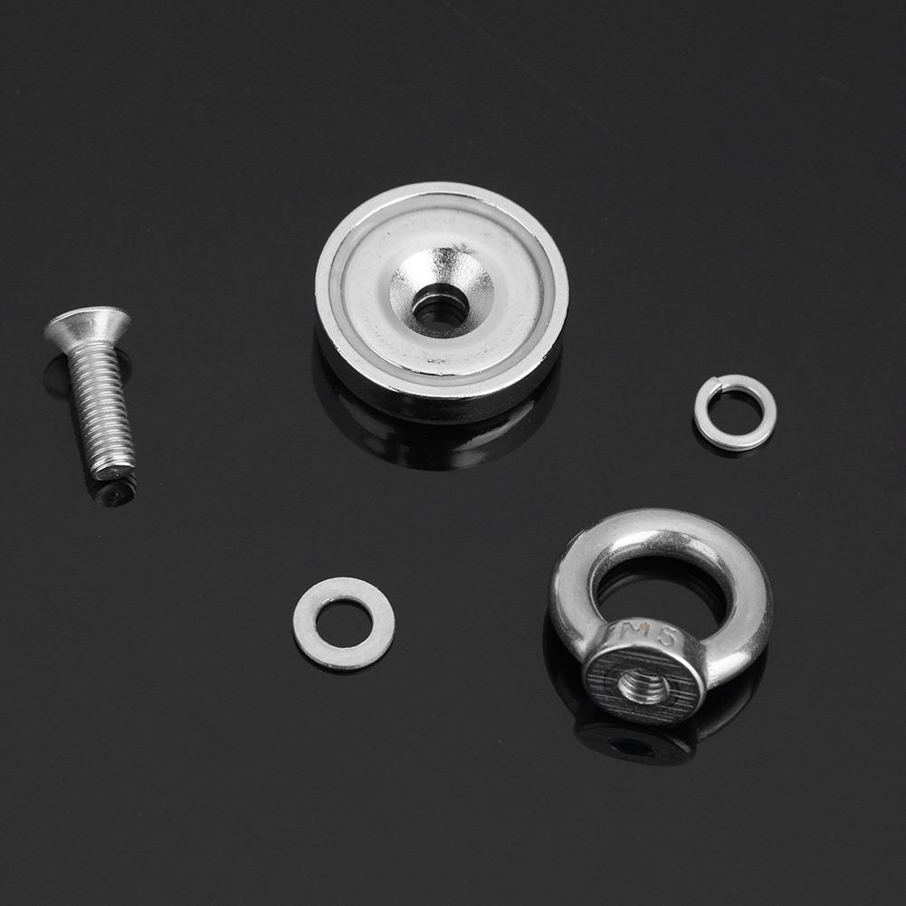 1 PC 20KG Pull Force Powerful Salvage Magnets Kit Pot Fishing Magnets Strongest Permanent Powerful Magnetic