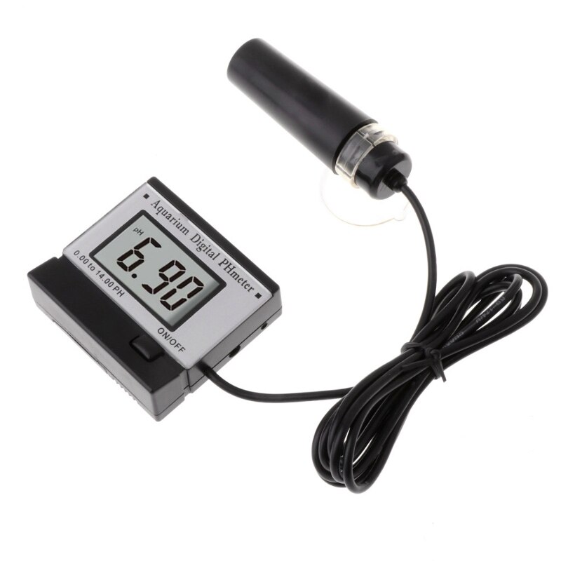LCD Digital PH Meter Monitors for Hydroponics Aquarium Swimming Pool Spa 0.00-14.00 PH Tester Water Test