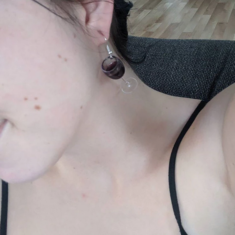 Pendientes de cactus en maceta tridimensional para niña, aretes de planta verde, simulación de planta, , novedad, japonés y coreano
