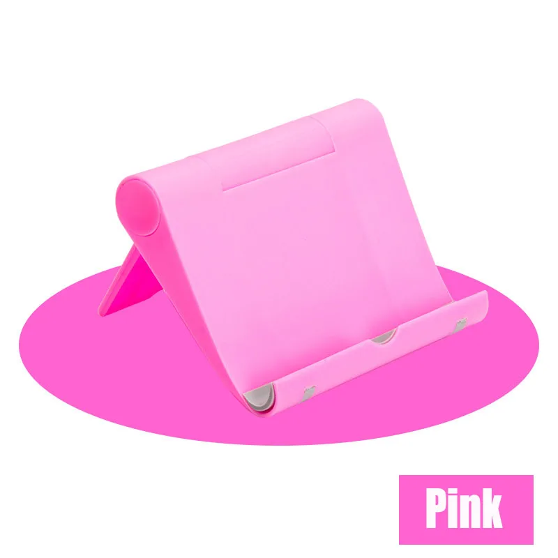 Smartphone Houder Communicatie Accessoires Universele Tablet Standhouder Mobiele Telefoon Desktop Bureau Stand Ondersteuning Tablet Telefoon: Roze