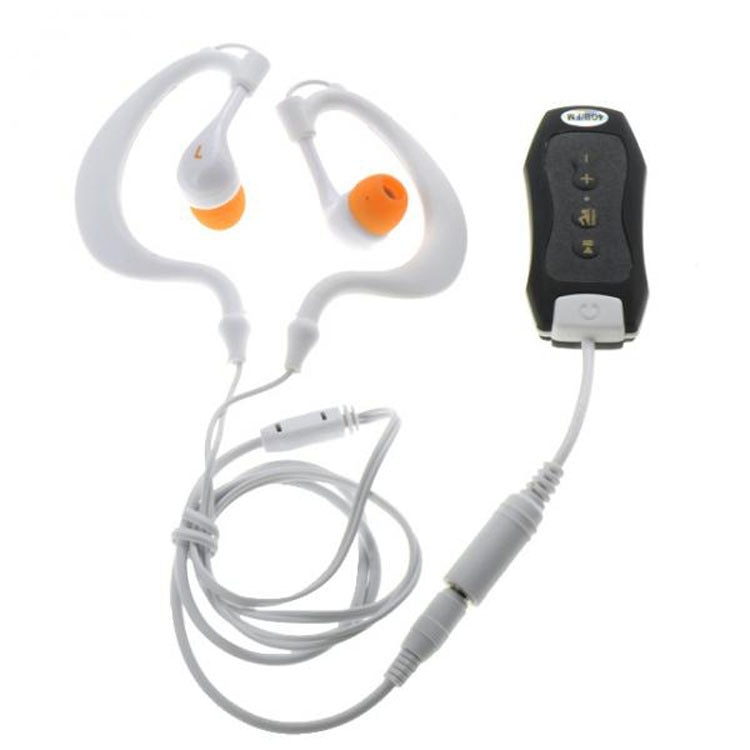 Sports 4GB Clip Waterproof IPX8 Mp3 Player FM Swimming Diving + Earphone#T2