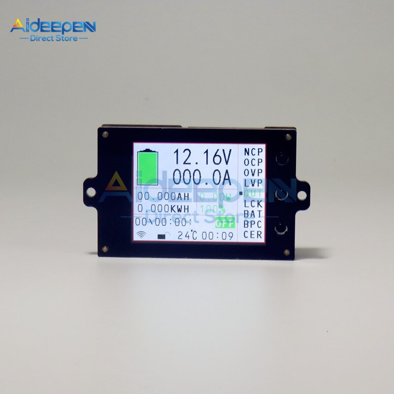 80v 500a 2.4 tommer farverigt lcd batteri coulomb – Grandado