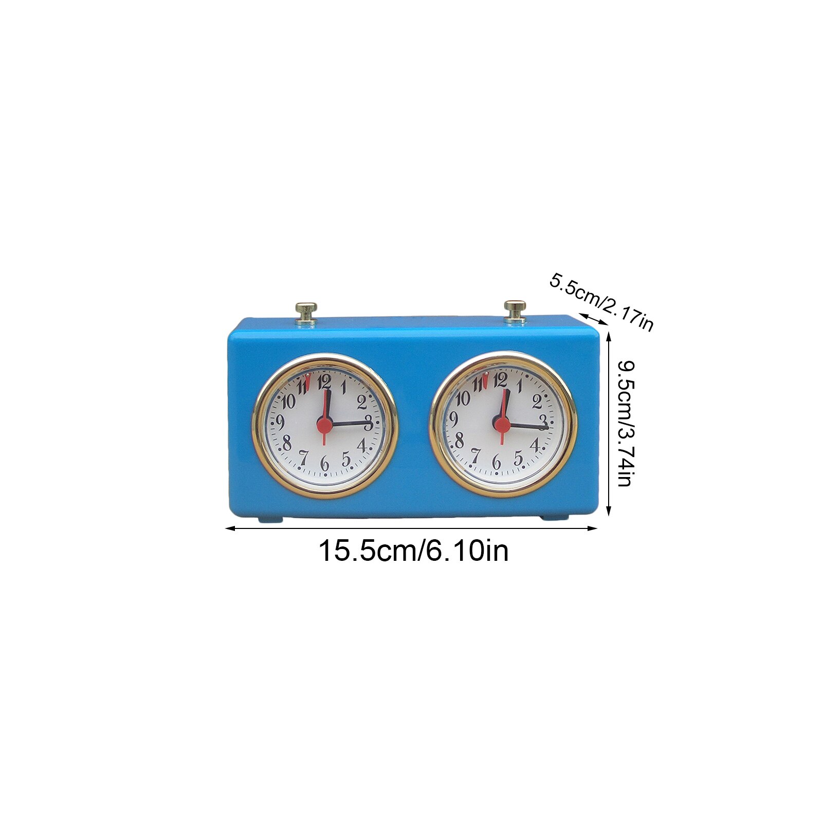 Schaken Timer Mechanische Schaakklok Draagbare & Professionele Master Tournament Analoge Schaakklok Timer Voor Tournament Board Game