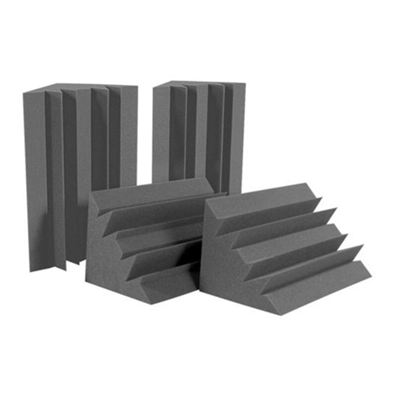 Eponge basse pour mur d'angle noir isolation phonique piège basse mur acoustique mousse rembourrage Studio Foa