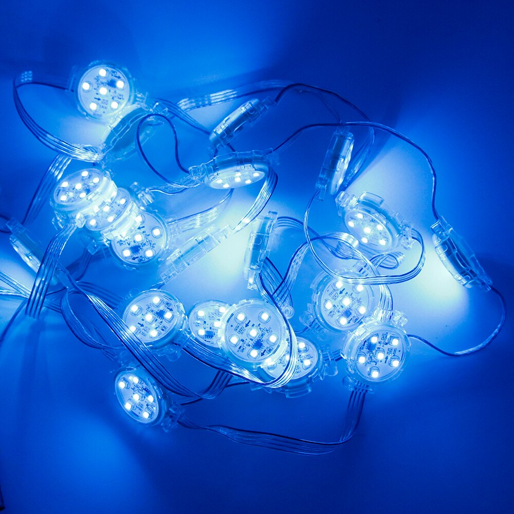 20 stks/partij 40mm DC24V 3535 UCS1903 module Diffuus LED Pixel Module Full Color 6 LEDs RGB adresseerbare led lamp string modules