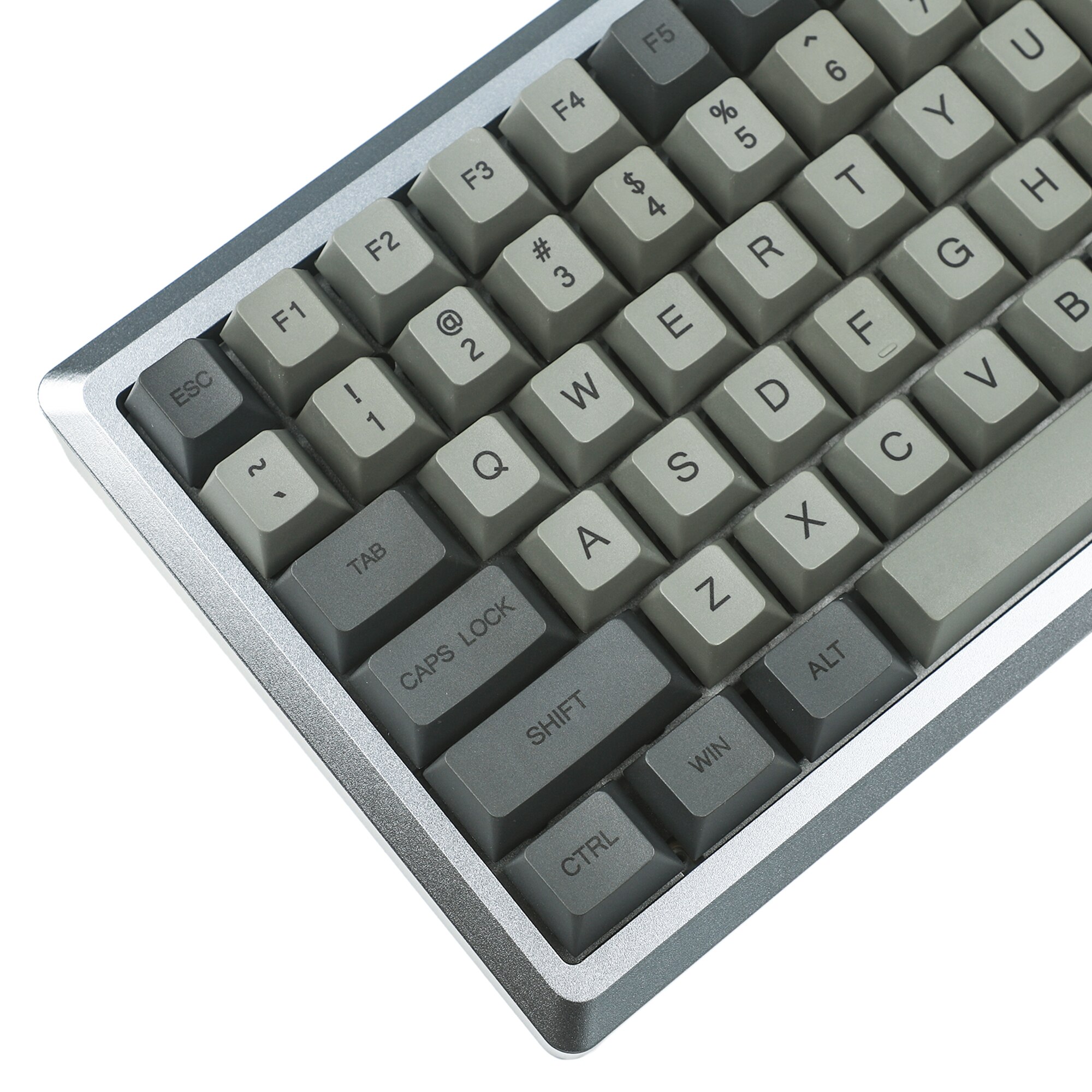 138 Black Gray Keycaps Cherry Profile Dye Sub Thick PBT Mac Keycap set For ANSI ISO 104 TKL GK61 96 75 GMMK Mx Keyboard