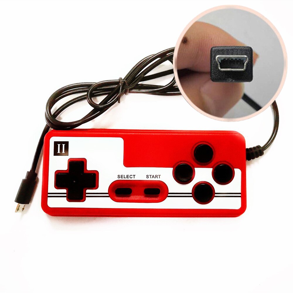 Various Models Joysticks Retro Game Console Accessories 7-hole 9-hole Micro-USB Mini-USB Adapter Controller Gamepad Joystick: Mini-USB