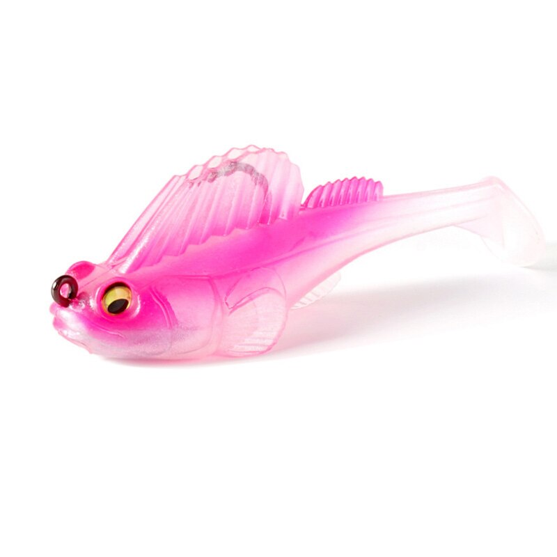 80mm 14g Ultra Realistic Goby Paddle Soft Lure Fish Baits Finest Detailed Softbait Swimbait Fishing Bait