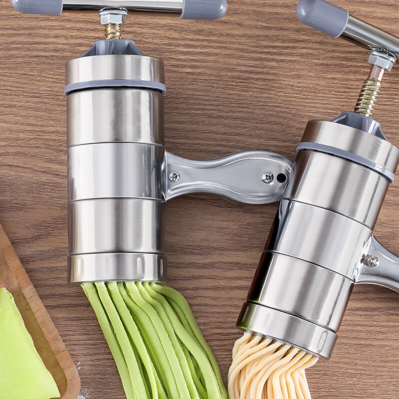 Pasta Machine Stainless Steel Noodle Maker Press Pasta Machine Kitchen Pressing Spaghetti Crank Cutting Noodle Maker Tools