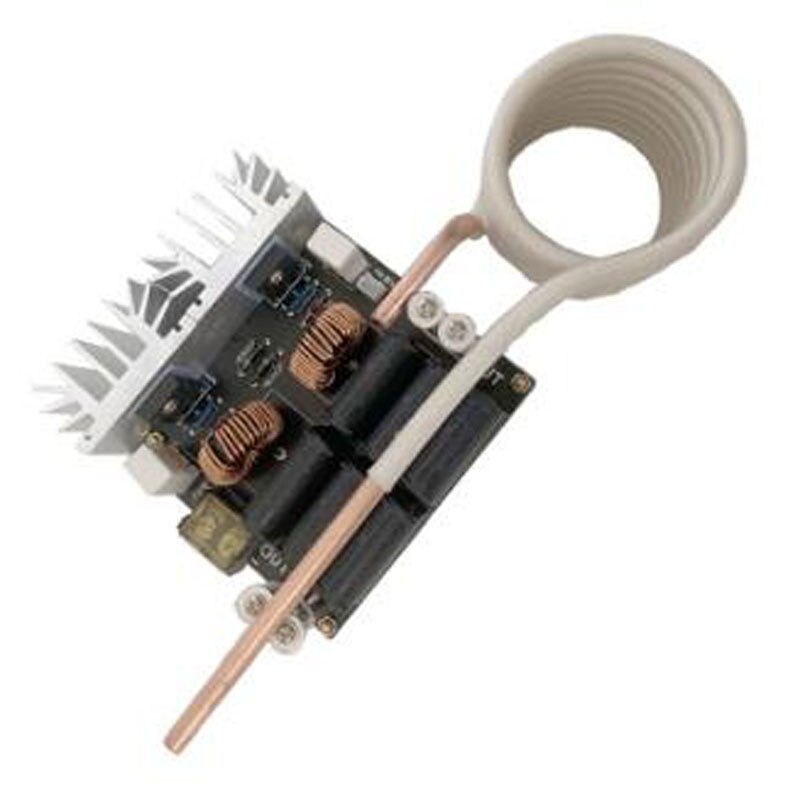 1200W 20A ZVS high frequency induction heating machine 18-50V high frequency quenching intermediate frequency furnace