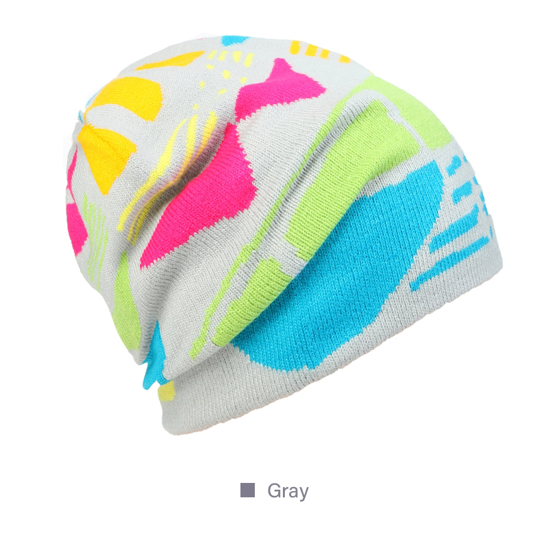 Vinterkeps gorros snowboard vinter skridskohattar flerfärgade varma mössor huvud varmt för män kvinna vår höst hatt skidhatt: Gråblå