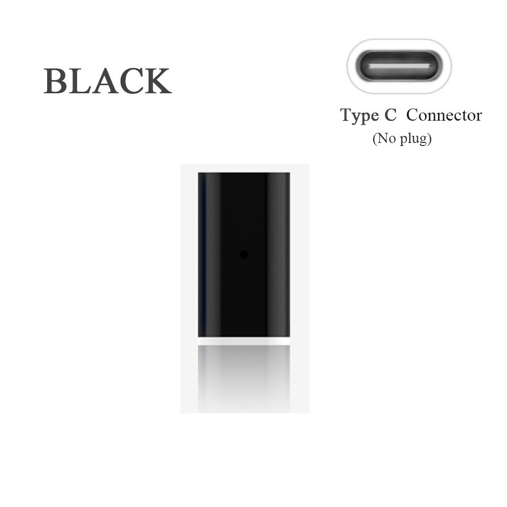 Mode Telefoon Adapter TYPE C USB Micro USB Magnetic Charger Converter Magnetische Adapter voor Magnetische Opladen Datum Kabel: Black Type C Adapter