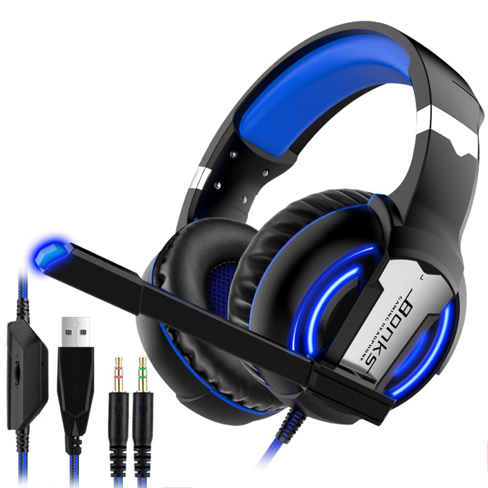 Écouteurs sans fil Bluetooth | Casque d'écoute stéréo réglables, écouteurs de jeu avec Microphone pour PC, téléphone portable,: Gris