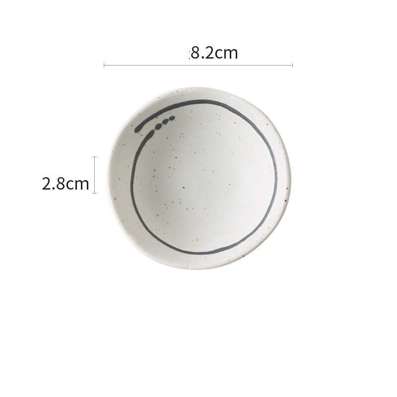 CHANSHOVA ceramiczne 3.25-6.3 cal salaterka deser przekąnarty talerze przyprawy danie osobowości zastawa stołowa chińska porcelana G320: 6