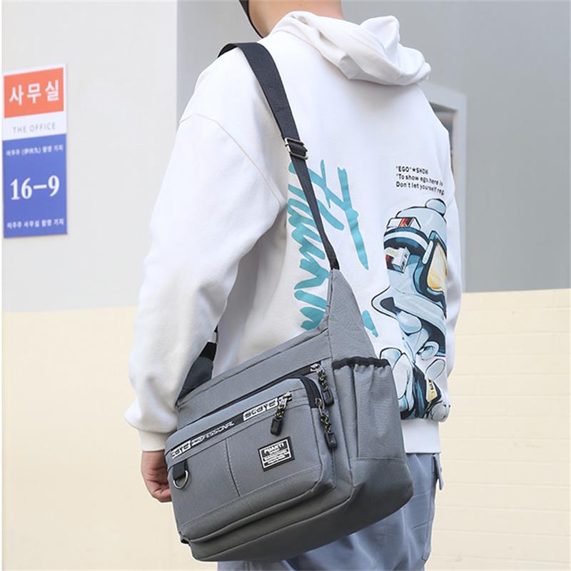 2023 Heren Messenger Bag Crossbody Schoudertassen Heren Kleine Sling Pack Voor Werk Bedrijf Waterdichte Oxford Packs Tas Tas