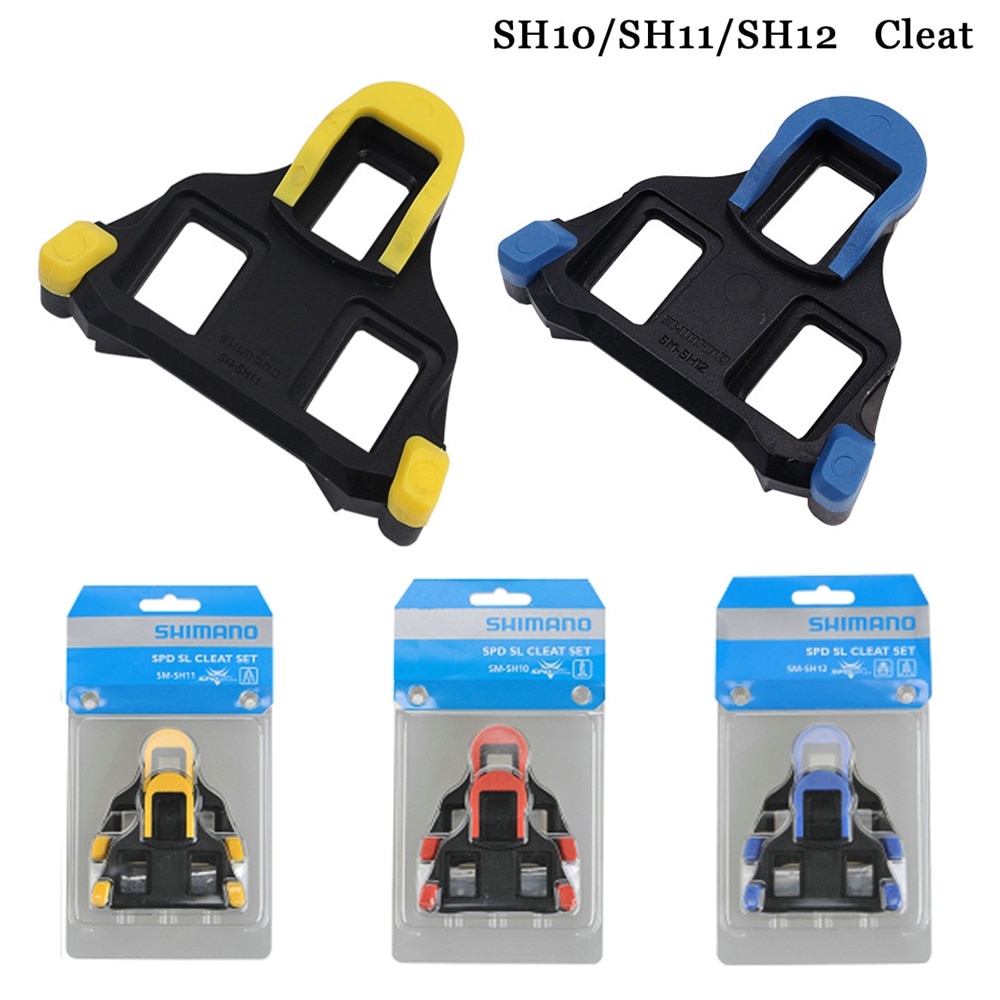 SPD SL Road Pedals Cleats bicycle Pedals plate road bike clip SH10 SH11 SH12 Compatible with ALL SPD-SL pedals.