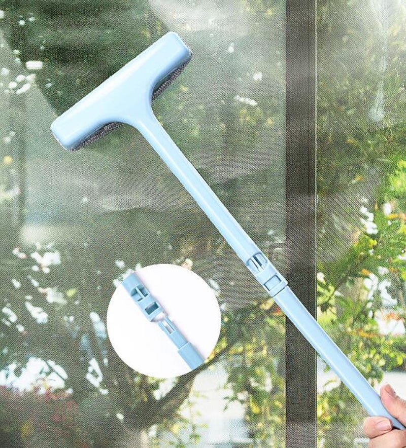 Plastic Long-handle Cleaning Brushes Without Dismantling and Washing Window Brushes Household Home Cleaning Tools
