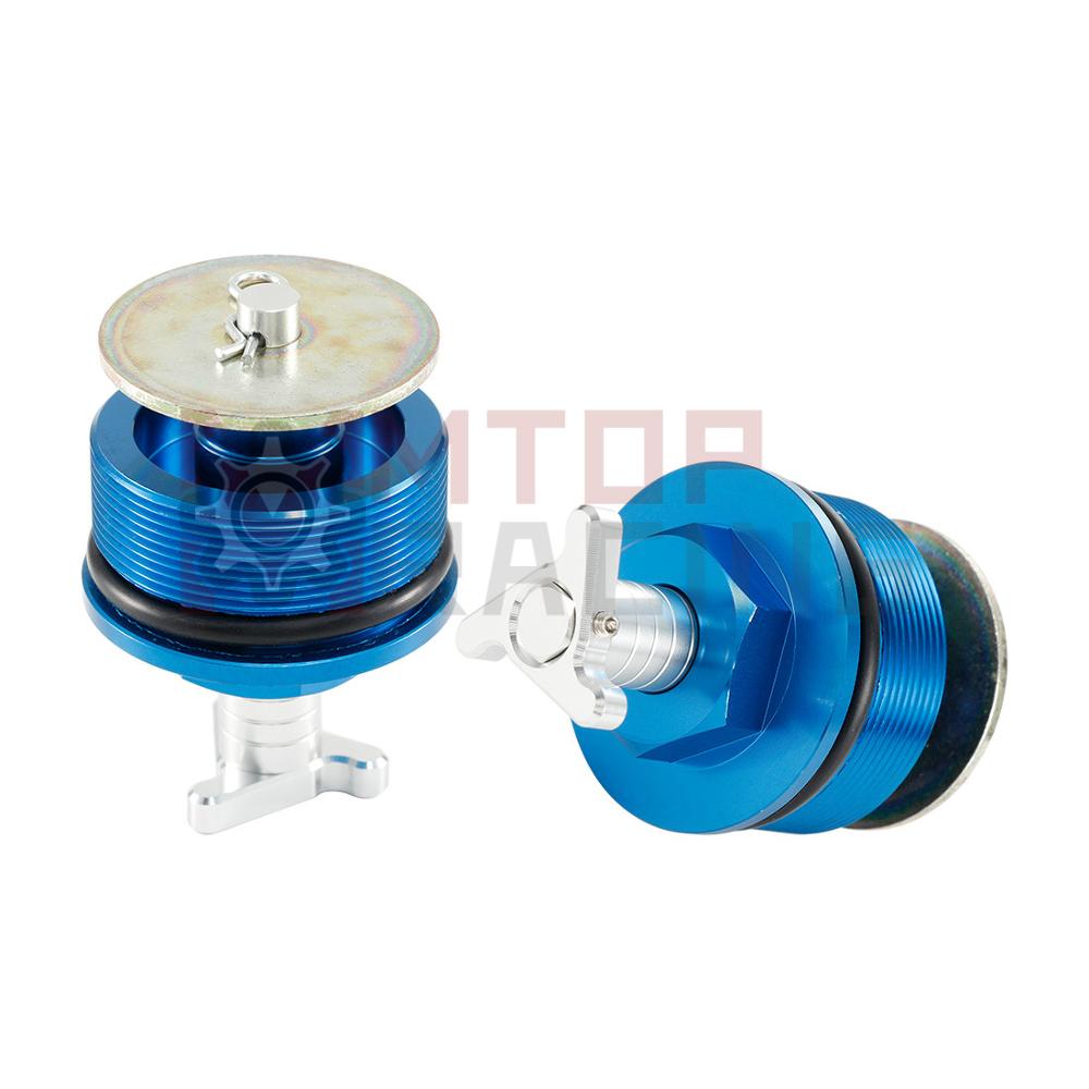 Tapa de horquilla de precarga para Yamaha, FZ6-N, FZ6, FAZER 2004, 2005, 2006, 2007, 43mm, tornillo de horquilla ajustable triangular