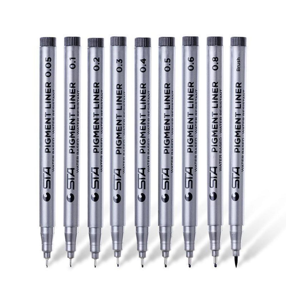 1PC Precision Micro Line Pens Waterproof Archival Artist Drawing I Brush Supplies #30J06