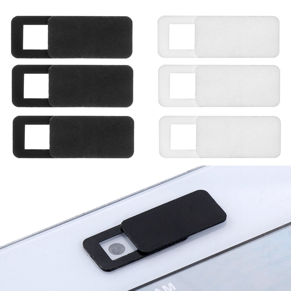 Ultra Dunne Metalen/Plastic Webcam Cover Slider Sluiter Privacy Bescherming Camera Sticker Universal Voor Laptop Smartphone Computer