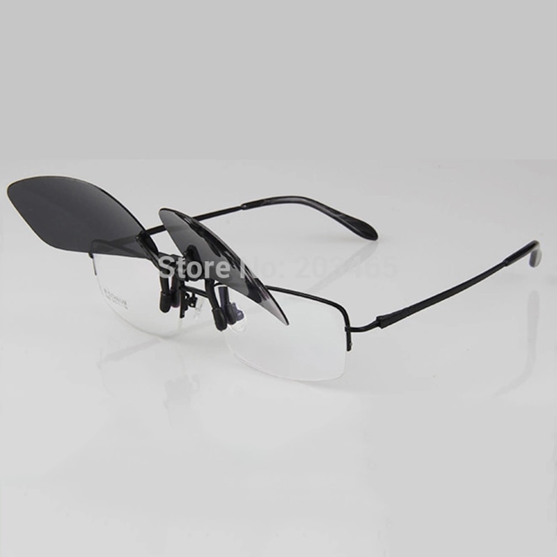 SGC02 Falten Und Polarisierte Sonnenbrille Clip Frauen & Männer Nachtsicht Brille Myopie Clip Sonnenbrille Für angeln reise