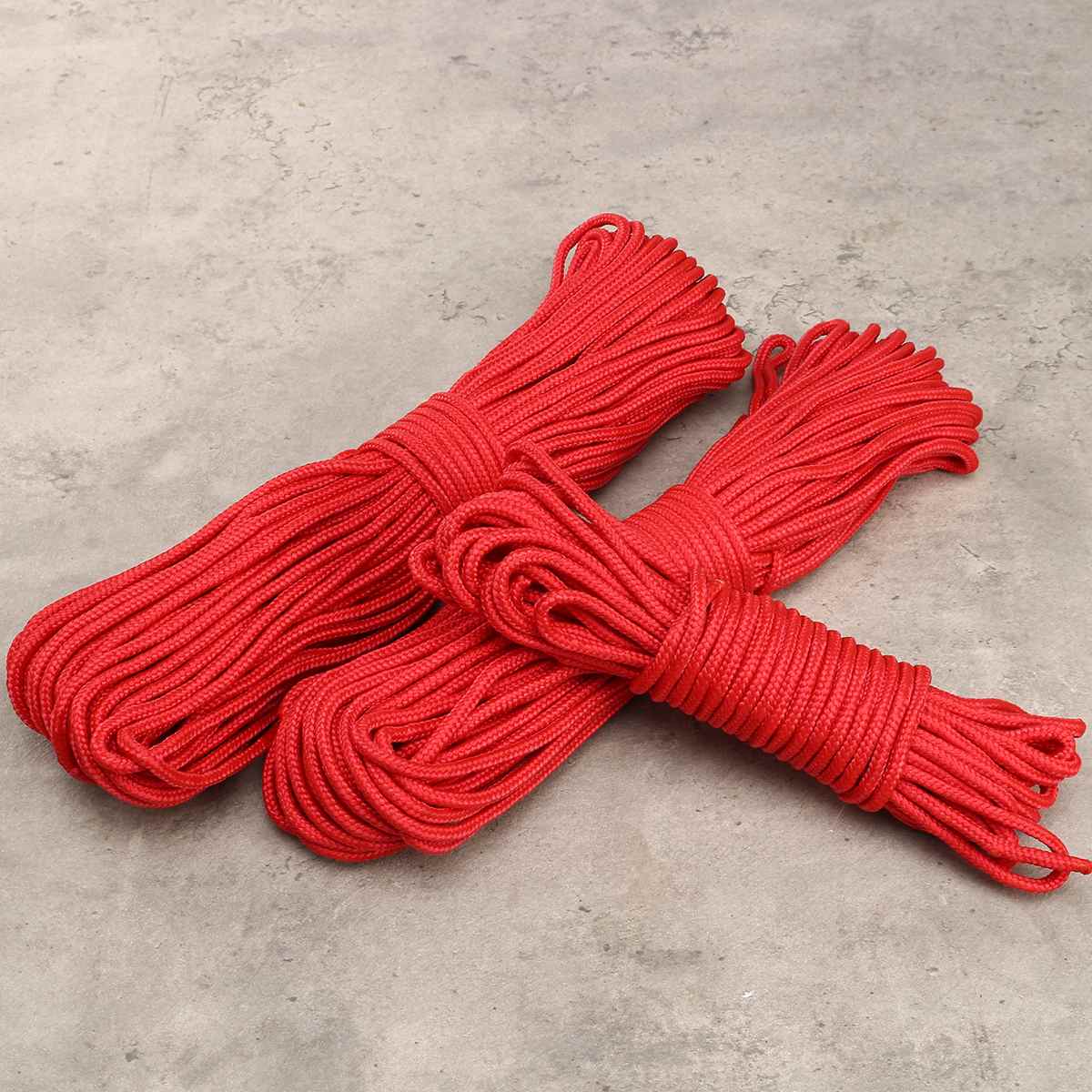 10/20/30m 4mm Braided Nylon Rope Polypropylene Rope Climbing Boat Yacht Sailing Line Pulley Rope Clothesline Survival Parachute