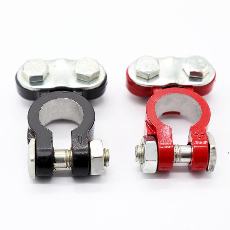 1 Pair Universal Positive Negative Car Battery Terminals Clamp Connector Car Boat Truck Battery Terminal Clamp Clip Connector