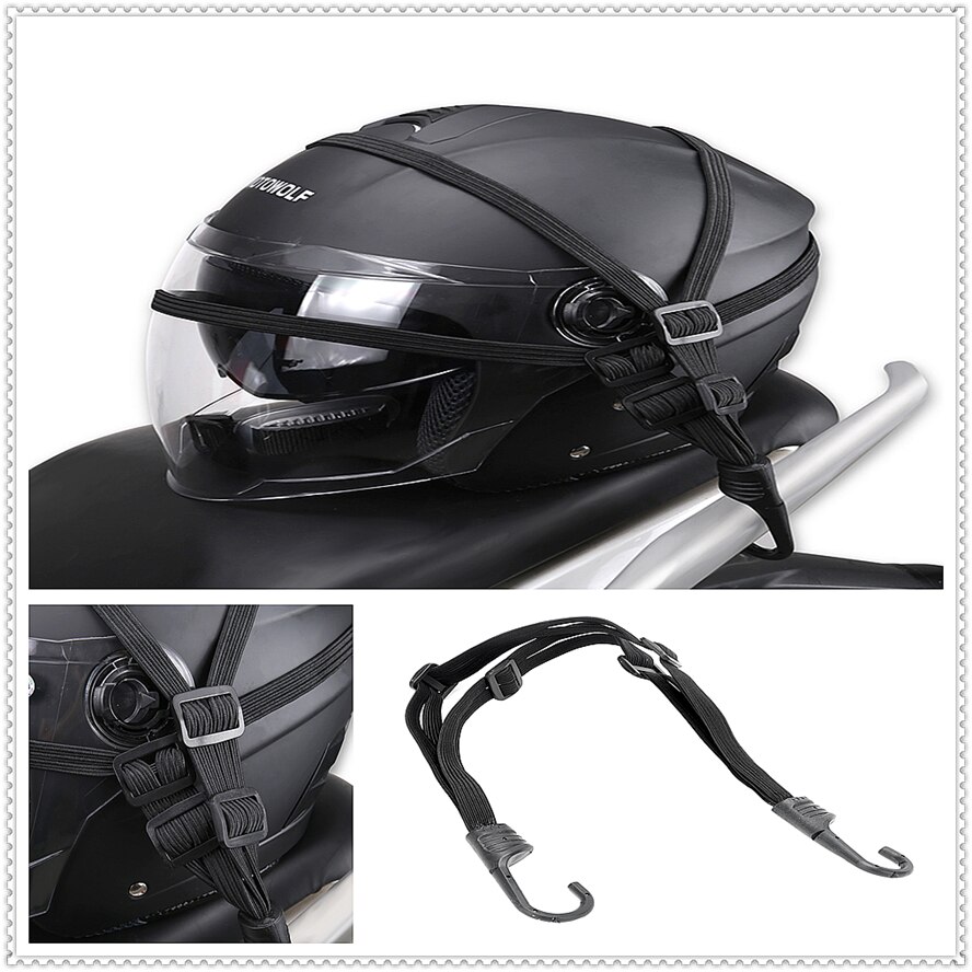 Organizador de malla con ganchos para motocicleta, soporte de red de equipaje de carga para casco, para SUZUKI SFV650 GLADIUS SV650 TL1000S 600 750 KATANA